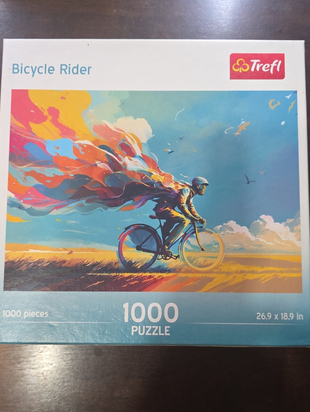 TREFL Bicycle Rider 1000-Piece Puzzle